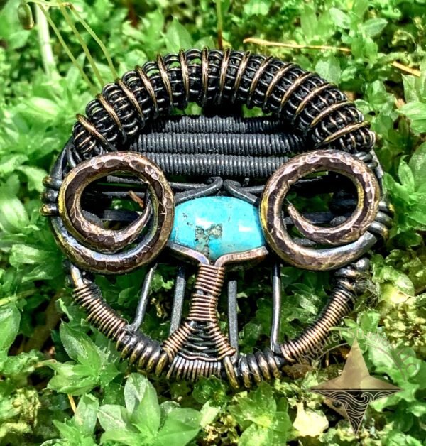 Copper and turquoise