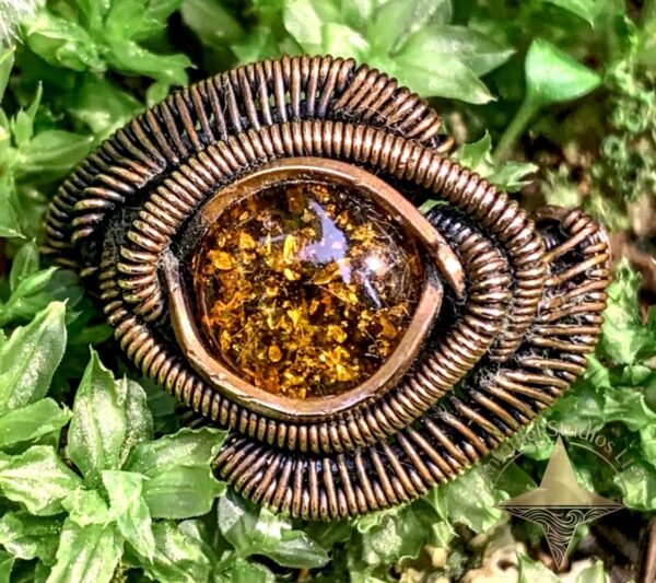 Amber ring